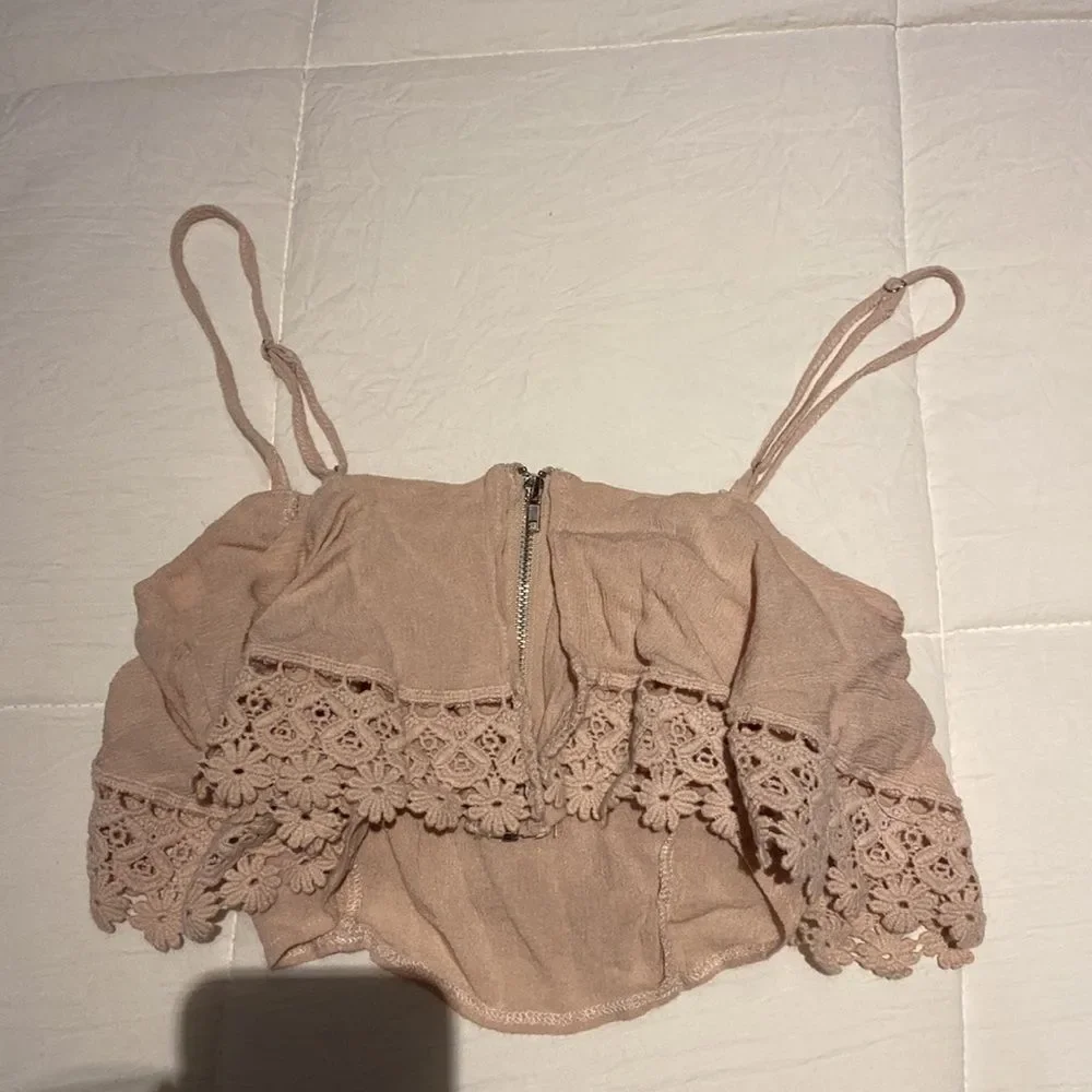 FOREVER 21 Flowy Crop Top - Picture 3 of 4